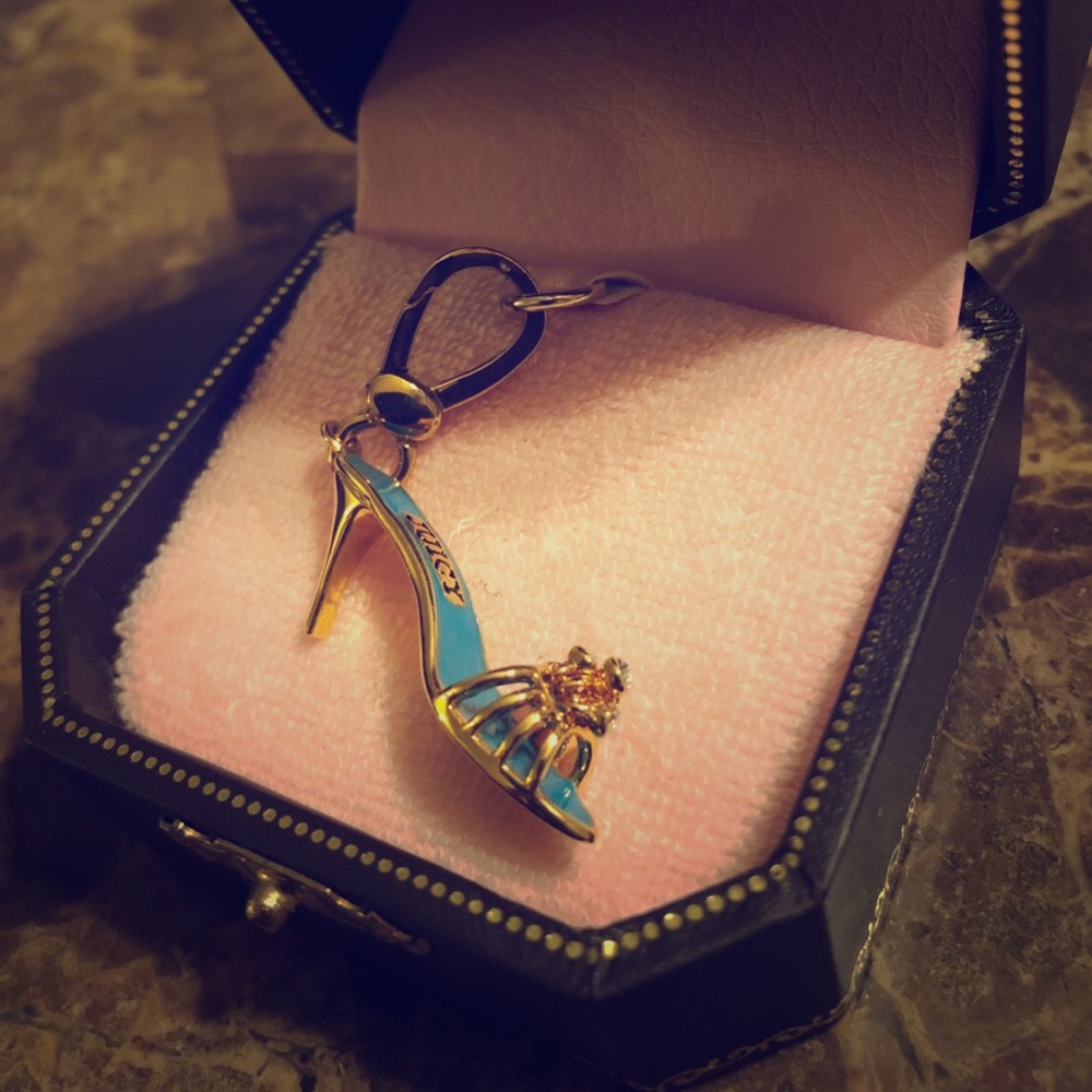 Juicy Couture Blue High-Heel Sandal Charm